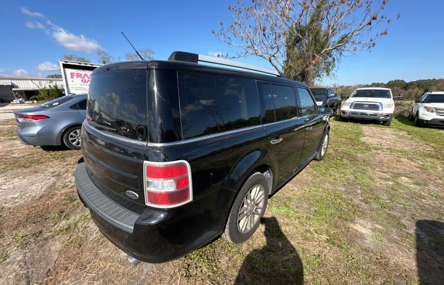 2FMGK5C82KBA14003 - 2019 FORD FLEX SEL BLACK photo 4