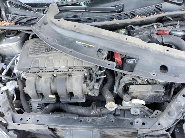 3N1AB7AP0JY275140 - 2018 NISSAN SENTRA S SILVER photo 11