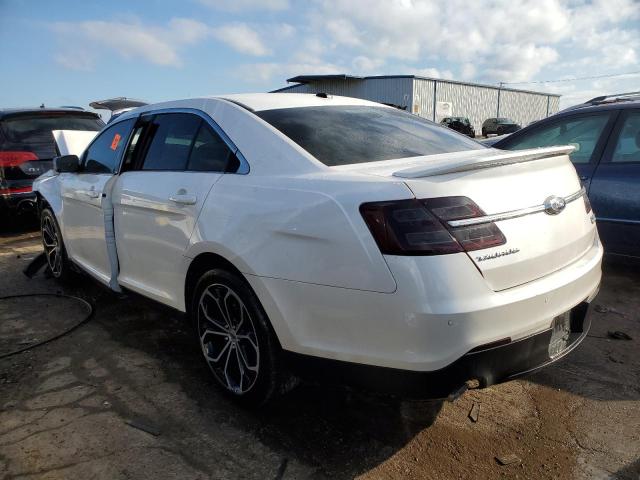 1FAHP2KT2JG118227 - 2018 FORD TAURUS SHO WHITE photo 2