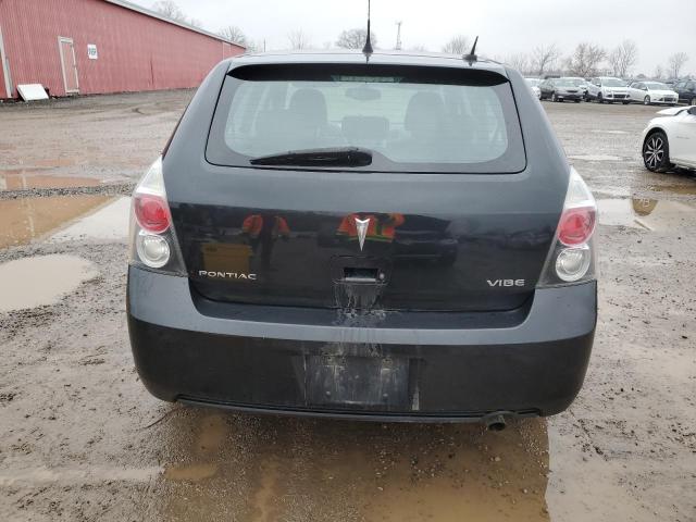 5Y2SP6E8XAZ400828 - 2010 PONTIAC VIBE BLACK photo 6