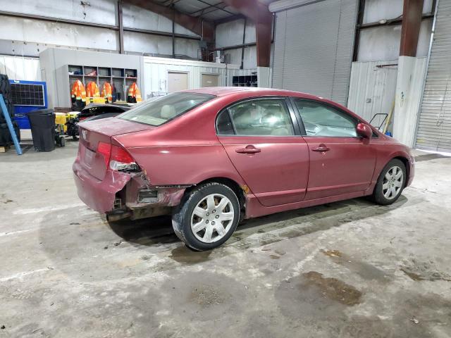 2HGFA165X7H503980 - 2007 HONDA CIVIC LX BURGUNDY photo 3