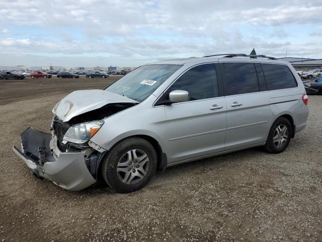 5FNRL38785B064507 - 2005 HONDA ODYSSEY EXL SILVER photo 1