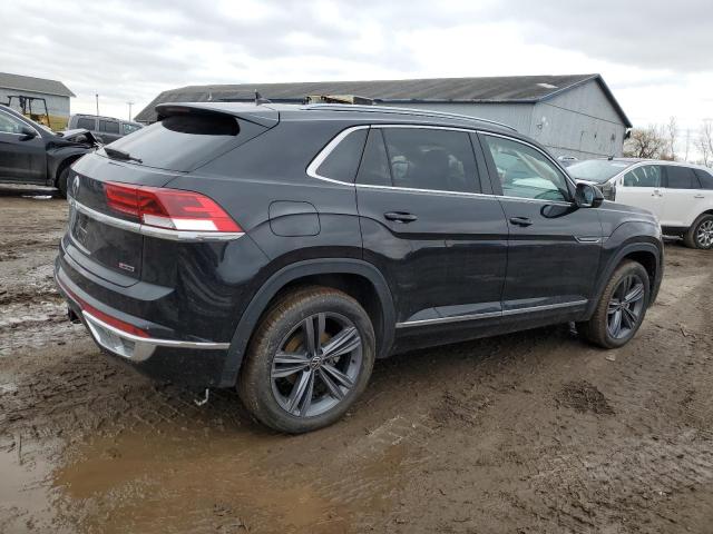 1V2SE2CA7NC203465 - 2022 VOLKSWAGEN ATLAS CROS Черный фото 3