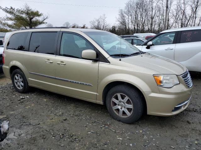 2C4RC1BGXCR138184 - 2012 CHRYSLER TOWN & COU TOURING 金色 照片 4
