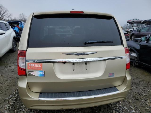 2C4RC1BGXCR138184 - 2012 CHRYSLER TOWN & COU TOURING 金色 照片 6