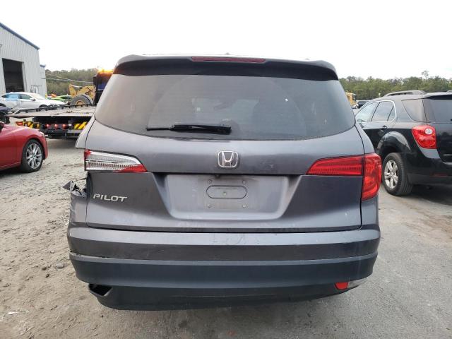 5FNYF5H63HB010333 - 2017 HONDA PILOT EXL GRAY photo 6