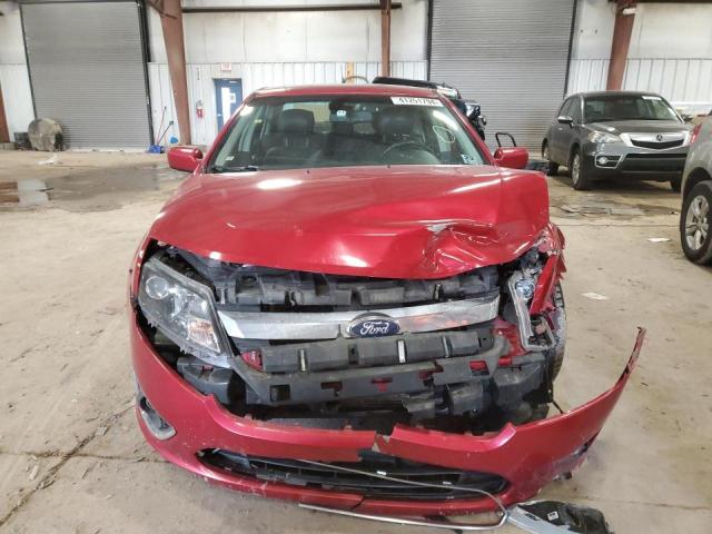 3FAHP0JA7BR317711 - 2011 FORD FUSION SEL BURGUNDY photo 5