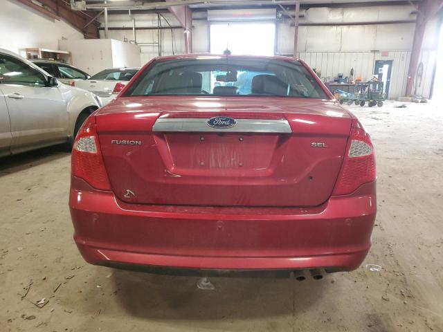 3FAHP0JA7BR317711 - 2011 FORD FUSION SEL BURGUNDY photo 6