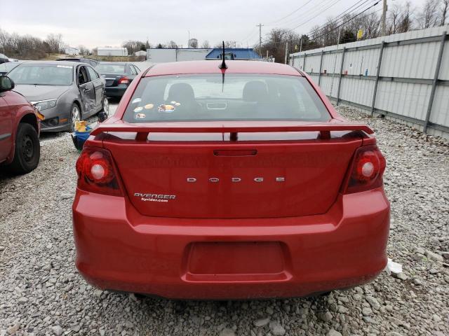 1B3BD1FG5BN596303 - 2011 DODGE AVENGER MAINSTREET RED photo 6