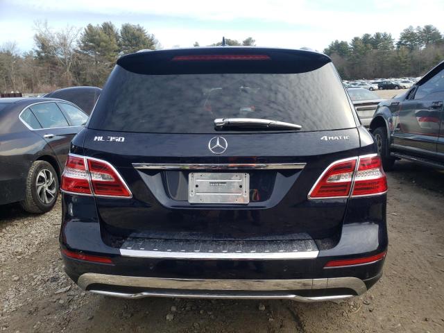 4JGDA5HB1EA323732 - 2014 MERCEDES-BENZ ML 350 4MATIC BLUE photo 6