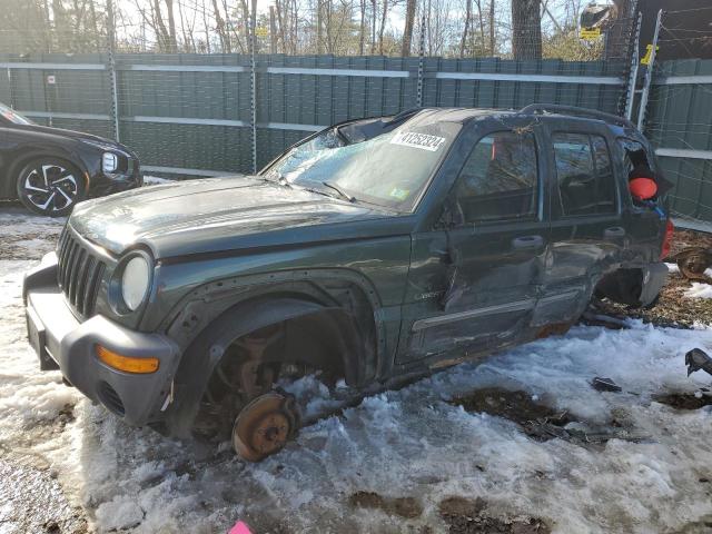 1J4GL48K62W104117 - 2002 JEEP LIBERTY SPORT GREEN photo 1