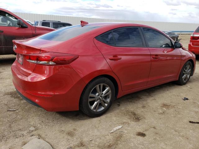 5NPD84LF5HH032085 - 2017 HYUNDAI ELANTRA SE RED photo 3