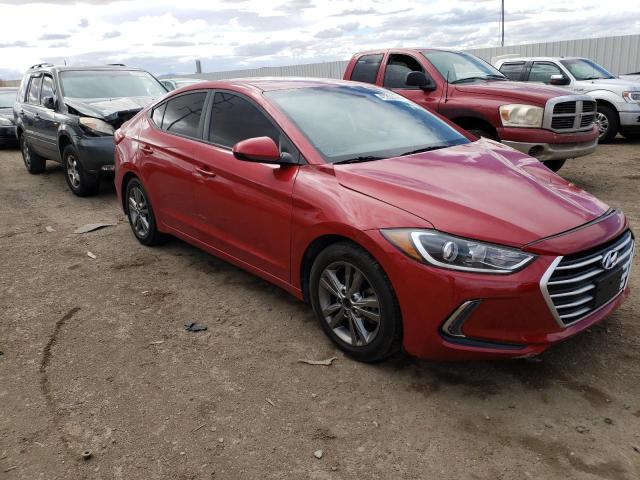 5NPD84LF5HH032085 - 2017 HYUNDAI ELANTRA SE RED photo 4