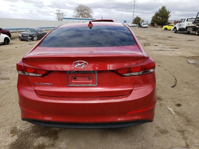 5NPD84LF5HH032085 - 2017 HYUNDAI ELANTRA SE RED photo 6