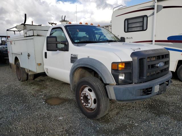 1FD4F46Y08EA84299 - 2008 FORD F450 SUPER WHITE photo 1