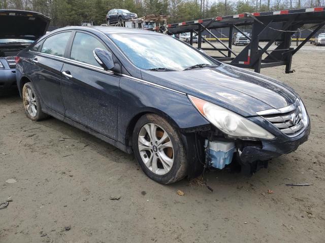 5NPEC4AC3BH023243 - 2011 HYUNDAI SONATA SE BLUE photo 4