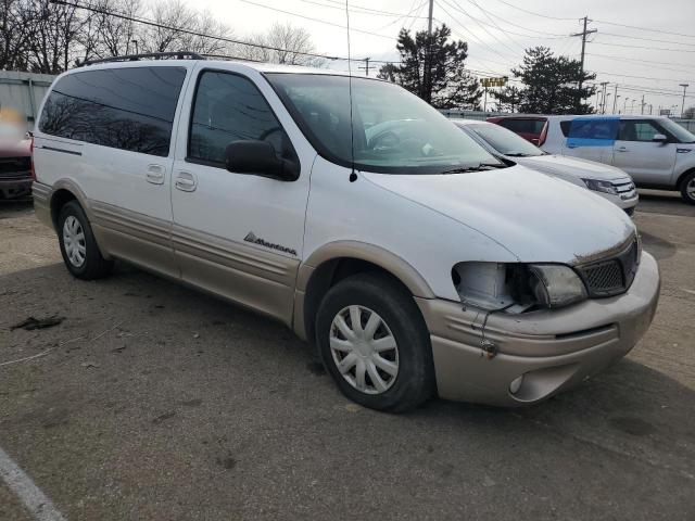 1GMDX03E82D138400 - 2002 PONTIAC MONTANA WHITE photo 4