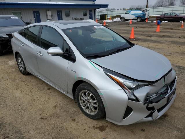 JTDKARFU3H3043603 - 2017 TOYOTA PRIUS SILVER photo 4