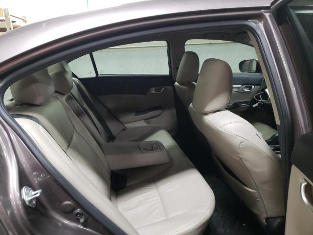 2HGFB2F97FH540795 - 2015 HONDA CIVIC EXL თაფლისფერი ფოტო 10