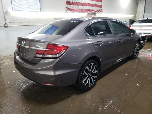 2HGFB2F97FH540795 - 2015 HONDA CIVIC EXL TAN photo 3