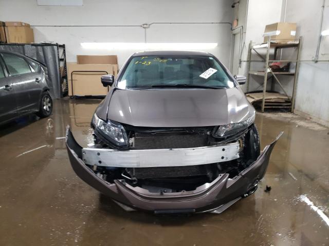 2HGFB2F97FH540795 - 2015 HONDA CIVIC EXL თაფლისფერი ფოტო 5
