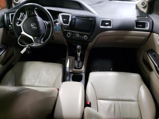 2HGFB2F97FH540795 - 2015 HONDA CIVIC EXL თაფლისფერი ფოტო 8