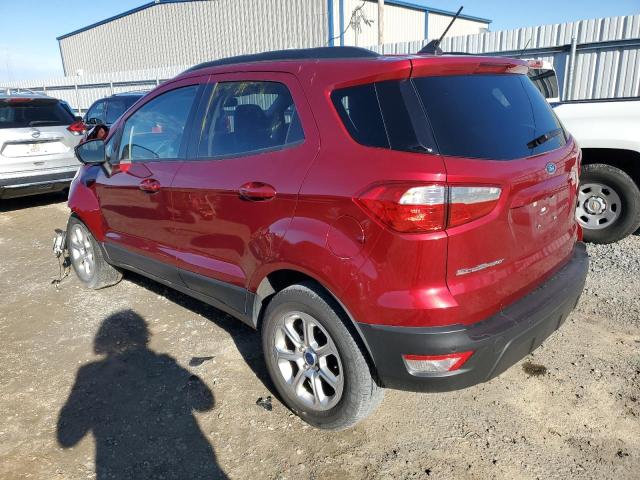 MAJ3S2GE1LC313197 - 2020 FORD ECOSPORT SE RED photo 2