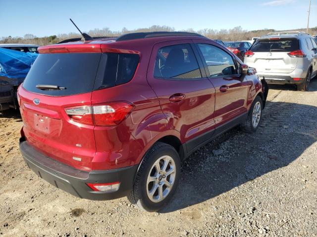 MAJ3S2GE1LC313197 - 2020 FORD ECOSPORT SE RED photo 3