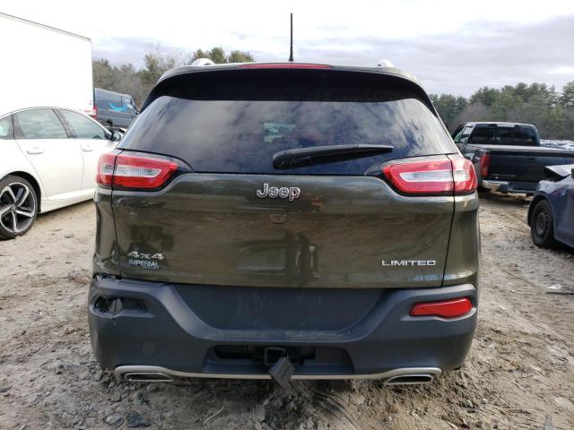 1C4PJMDS4GW115934 - 2016 JEEP CHEROKEE LIMITED GREEN photo 6