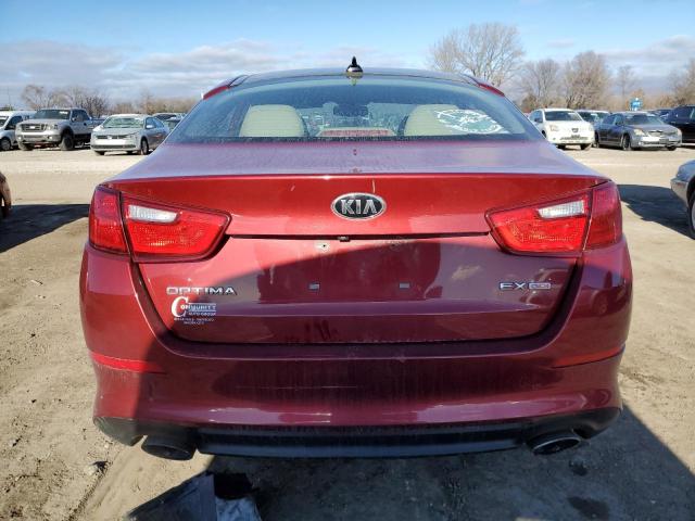 5XXGN4A73FG369980 - 2015 KIA OPTIMA EX RED photo 6