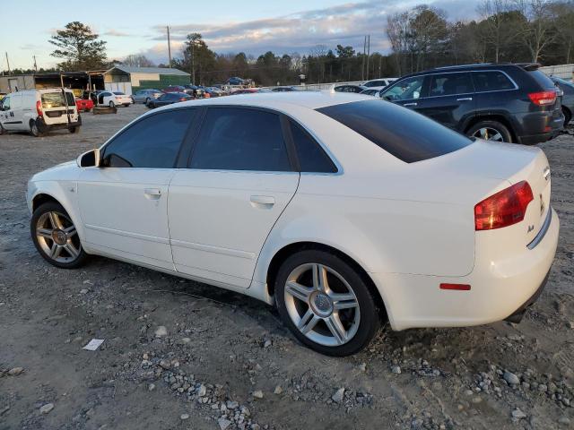 WAUAF78E07A089873 - 2007 AUDI A4 2 WHITE photo 2