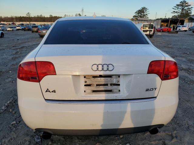 WAUAF78E07A089873 - 2007 AUDI A4 2 WHITE photo 6