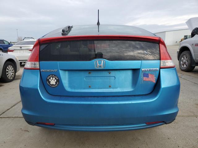 JHMZE2H30BS011301 - 2011 HONDA INSIGHT BLUE photo 6