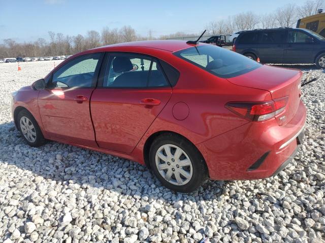 3KPA24AD6PE565913 - 2023 KIA RIO LX RED photo 2