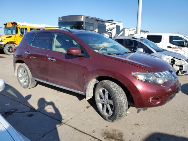 JN8AZ18W69W208813 - 2009 NISSAN MURANO S MAROON photo 4