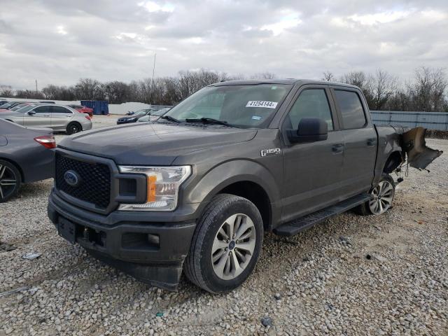 1FTEW1CP6JKC08943 - 2018 FORD F150 SUPERCREW GRAY photo 1