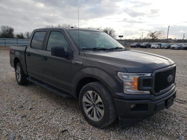 1FTEW1CP6JKC08943 - 2018 FORD F150 SUPERCREW GRAY photo 4