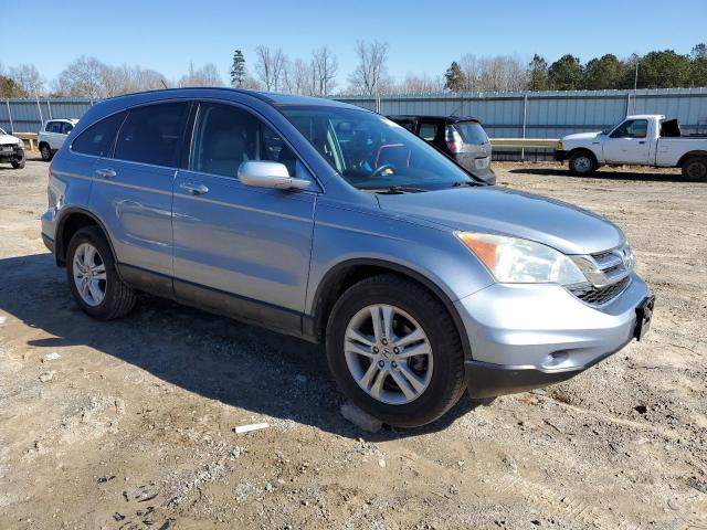 5J6RE4H75BL082319 - 2011 HONDA CR-V EXL BLUE photo 4