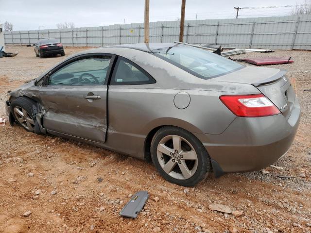 2HGFG12897H533180 - 2007 HONDA CIVIC EX GRAY photo 2