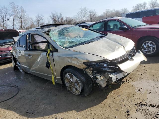 1HGFA16958L106104 - 2008 HONDA CIVIC EXL ოქროსფერი ფოტო 4