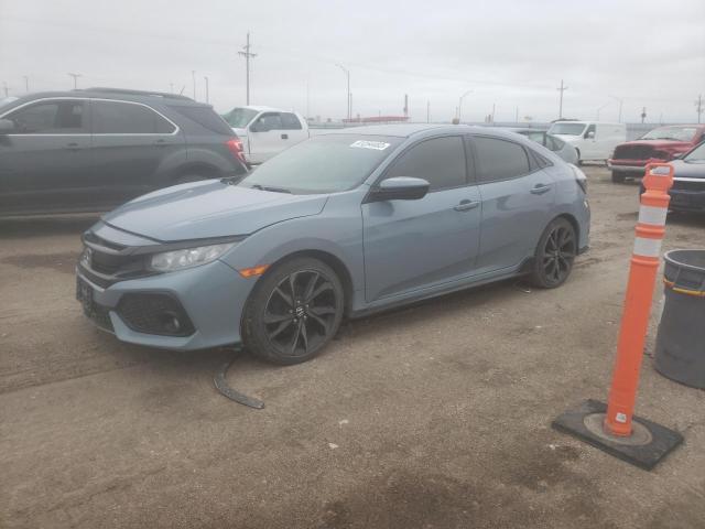 SHHFK7H44HU418125 - 2017 HONDA CIVIC SPORT BLUE photo 1