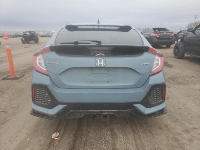 SHHFK7H44HU418125 - 2017 HONDA CIVIC SPORT BLUE photo 6