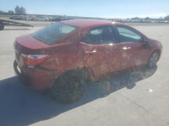 2T1BURHEXEC139101 - 2014 TOYOTA COROLLA L RED photo 3