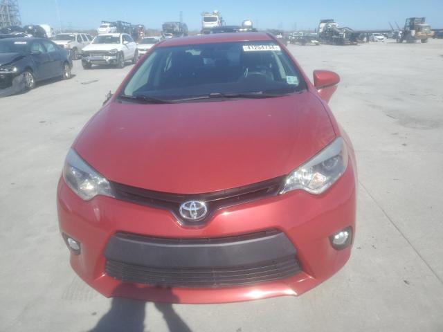 2T1BURHEXEC139101 - 2014 TOYOTA COROLLA L RED photo 5