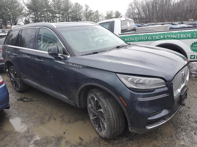 5LM5J7XC5NGL05447 - 2022 LINCOLN AVIATOR RESERVE BLUE photo 4