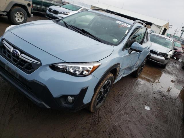 JF2GTAEC5MH334449 - 2021 SUBARU CROSSTREK PREMIUM BLUE photo 1