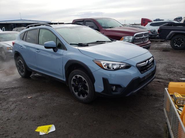 JF2GTAEC5MH334449 - 2021 SUBARU CROSSTREK PREMIUM BLUE photo 4