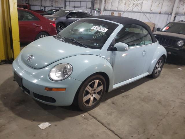 3VWRF31Y56M300938 - 2006 VOLKSWAGEN NEW BEETLE CONVERTIBLE OPTION PACKAGE 1 BLUE photo 1