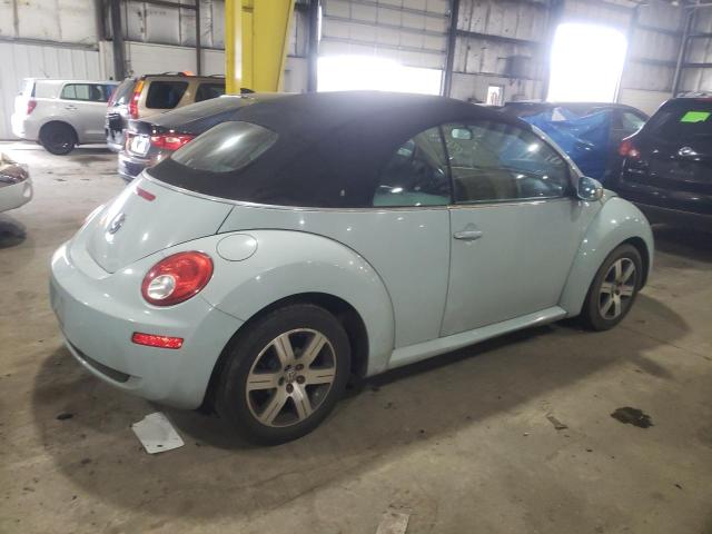 3VWRF31Y56M300938 - 2006 VOLKSWAGEN NEW BEETLE CONVERTIBLE OPTION PACKAGE 1 BLUE photo 3