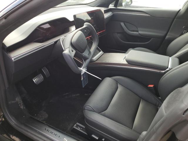 5YJSA1E59NF489846 - 2022 TESLA MODEL S Սև լուսանկար 7